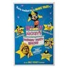 Image 1 : A "Mickey's Birthday Party Show" One Sheet Poster.