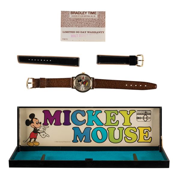 A Bradley Mickey Mouse Wristwatch.