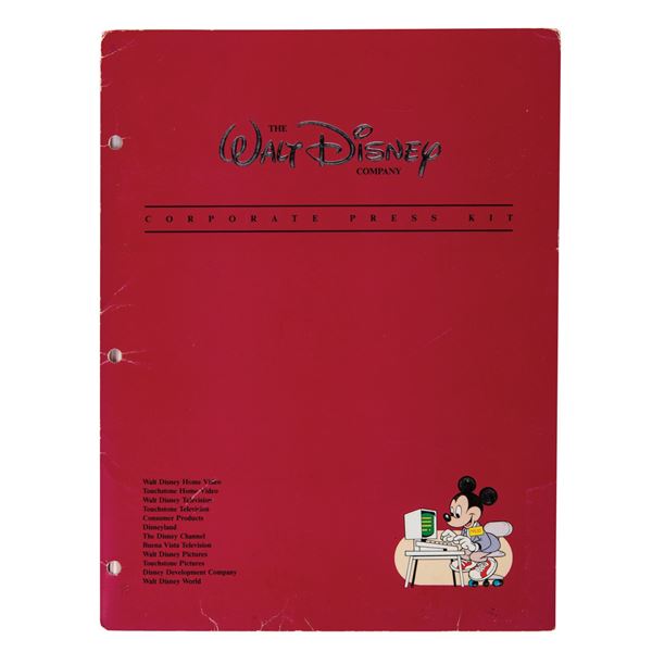 A Walt Disney Company Corporate Press Kit.