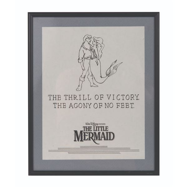 The Little Mermaid Poster Pitch Artwork.