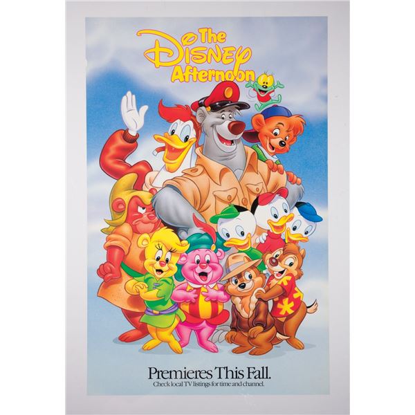 The Disney Afternoon Premiere Poster.