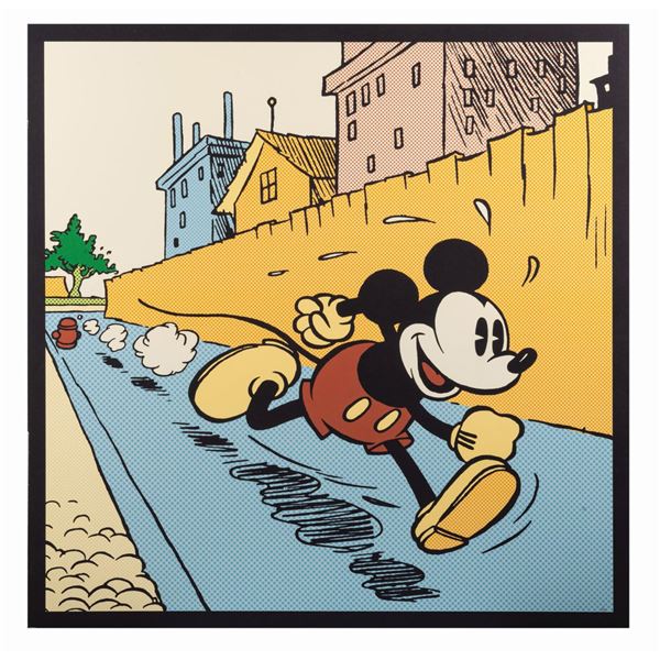 Mickey Mouse Pop Art Screen Print.