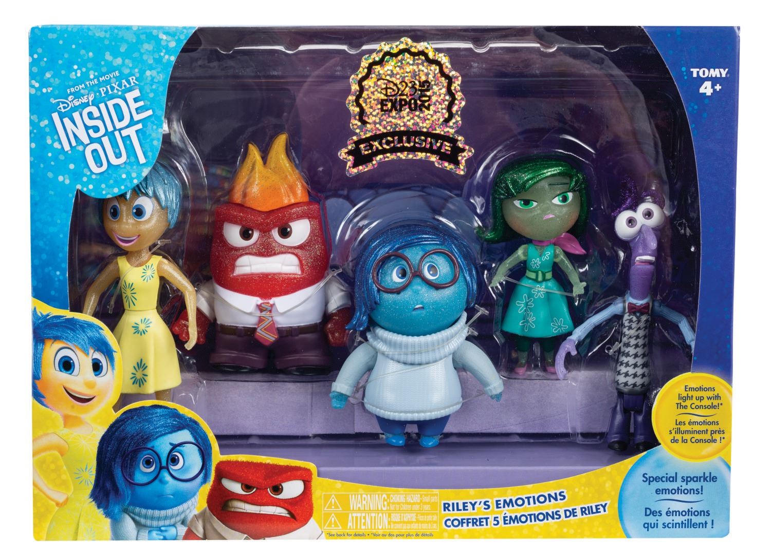 Toys For Riley A Set of D23 Exclusive Riley's Emotions Toys. - Van Eaton Galleries