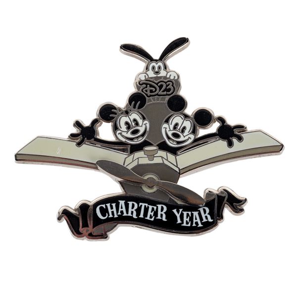 A D23 Exclusive Charter Year Pin.