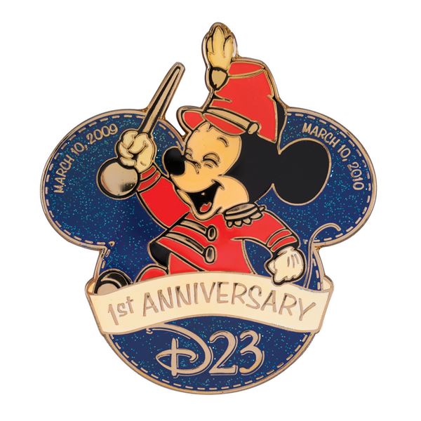 A D23 1st Anniversary Pin.