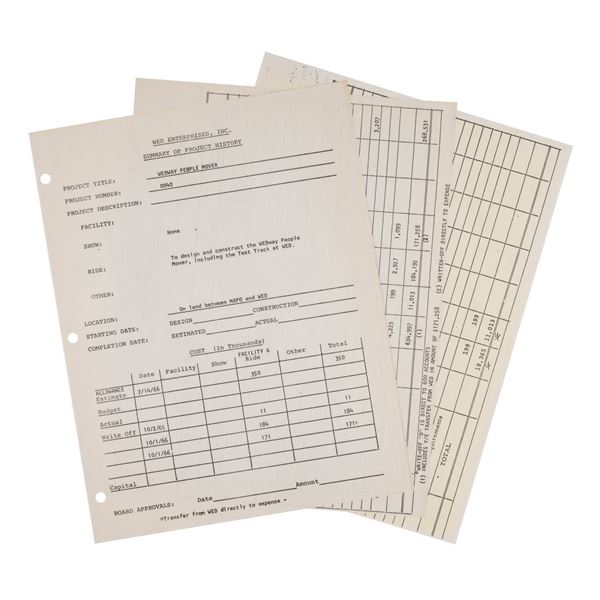 WEDway PeopleMover Project Budget Summary.