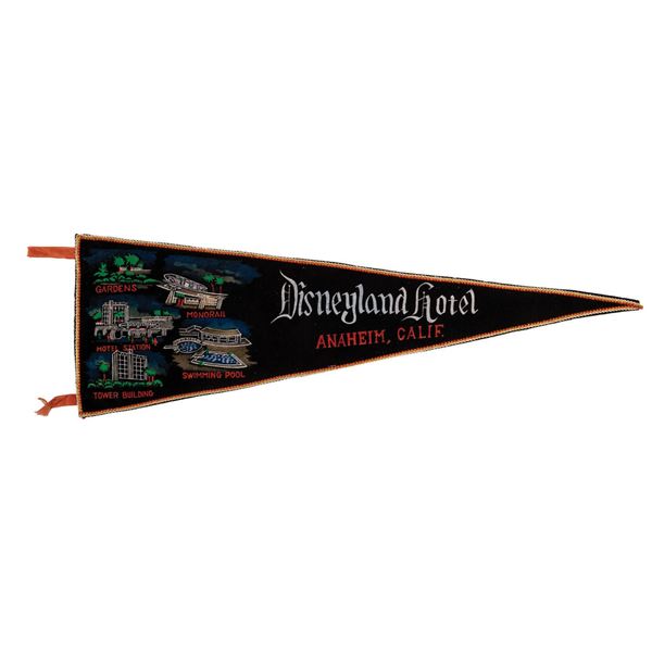 A 1960s Disneyland Hotel Pennant.