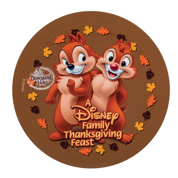 Chip and Dale Thanksgiving Feast Sign.
