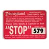 Image 1 : A Vintage Disneyland Temporary Gate Pass.
