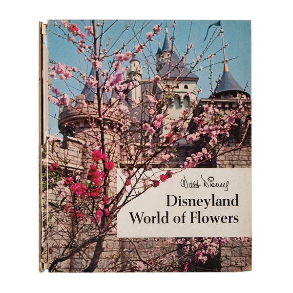 A Rare Disneyland World Of Flowers Book.
