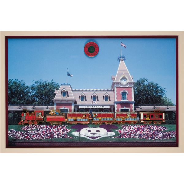A Collection of Disneyland Railroad Pins.