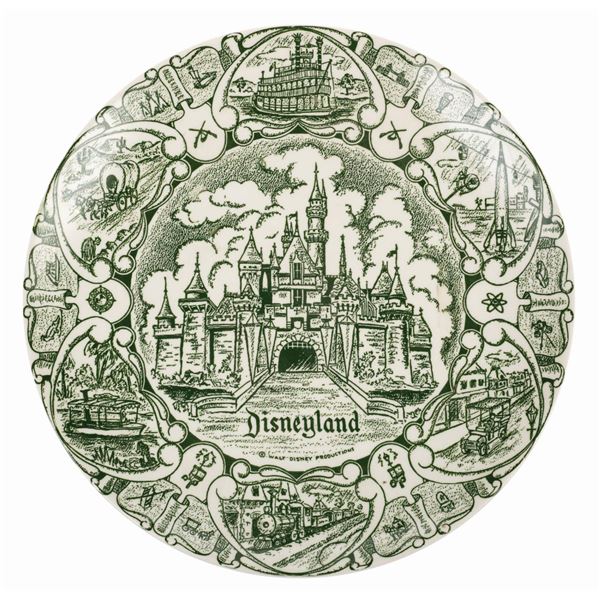 A Disneyland Souvenir Plate.