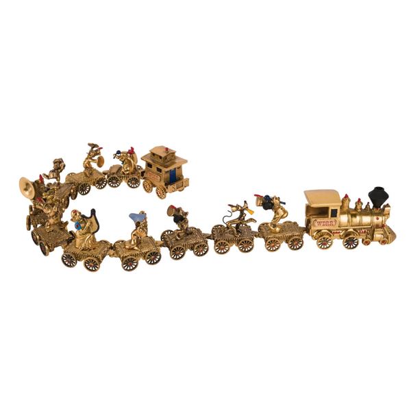 Disney Pewter Train Set by Hudson.