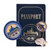 Image 1 : Disneyland 44th Anniversary Passport & (3) Pins.
