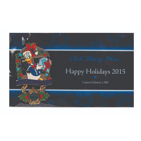 Club 33 Happy Holidays 2015 Pin.