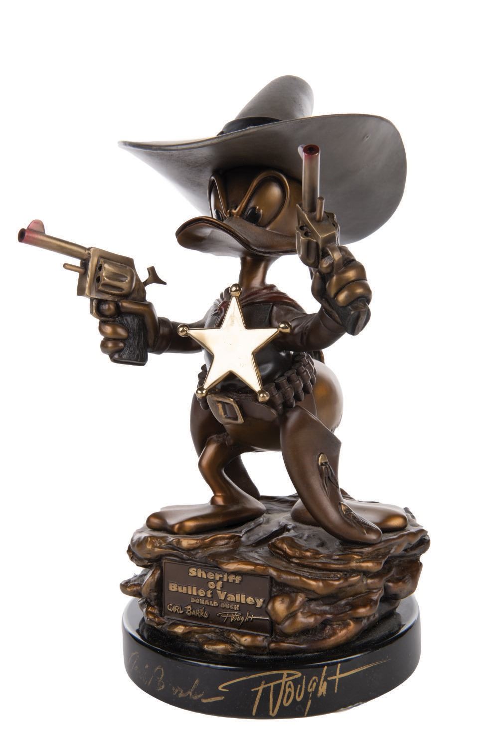 A Carl Barks Sheriff Of Bullet Valley Bronze.