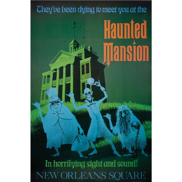 A Haunted Mansion Disney Gallery Poster.