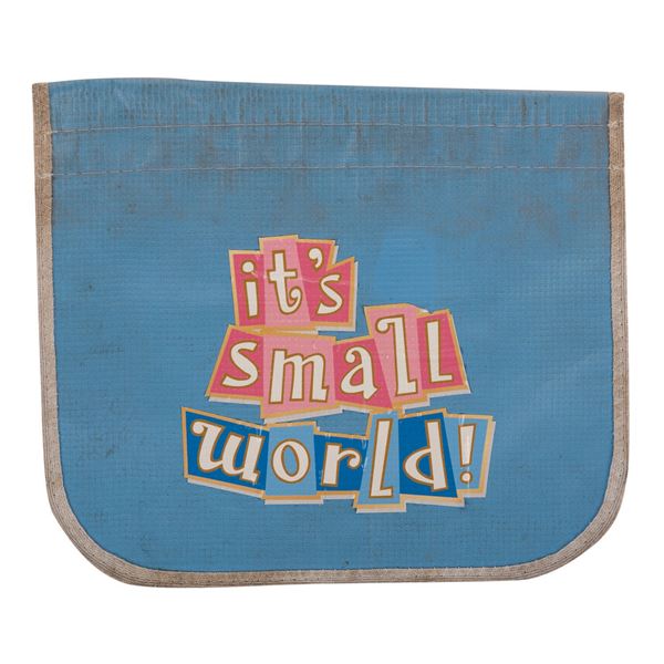 An It's a Small World Crowd Control Flag.