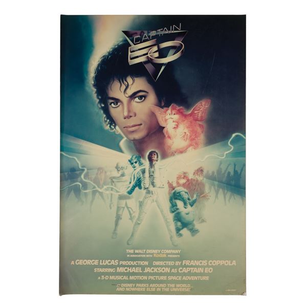 A Park-Used Captain EO Back-Lit Sign.