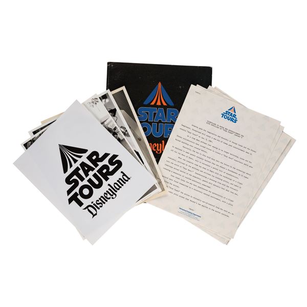 A Star Tours Disneyland Press Kit.