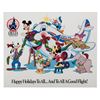 Image 1 : A Delta-Disney Holiday Flight Poster.