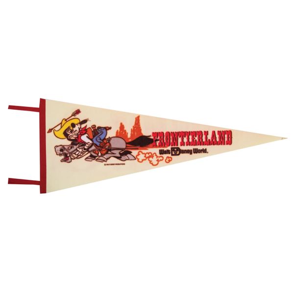 Walt Disney World Frontierland Pennant.