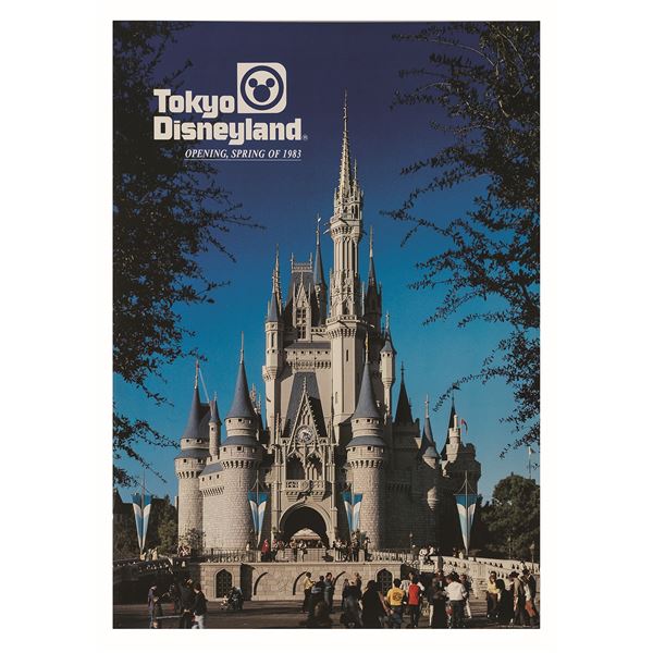 Tokyo Disneyland Pre-Opening Poster.
