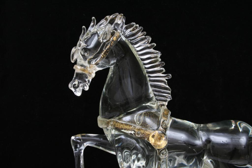 Glass Horse Figure