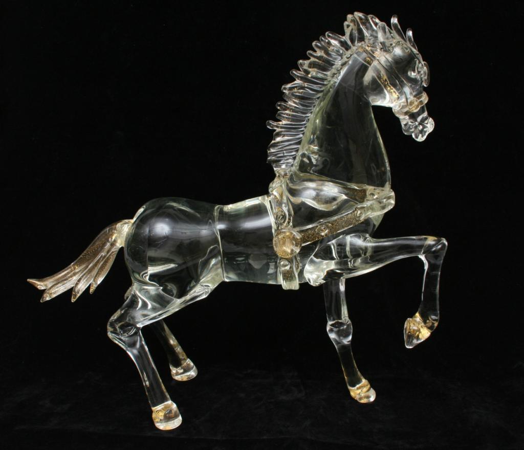 Glass Horse Figure