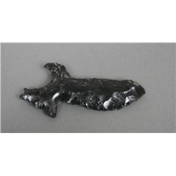 Three Obsidian Arrow Heads