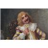 Image 1 : C. Etienne Oil Painting of Cavalier Drinking Wine