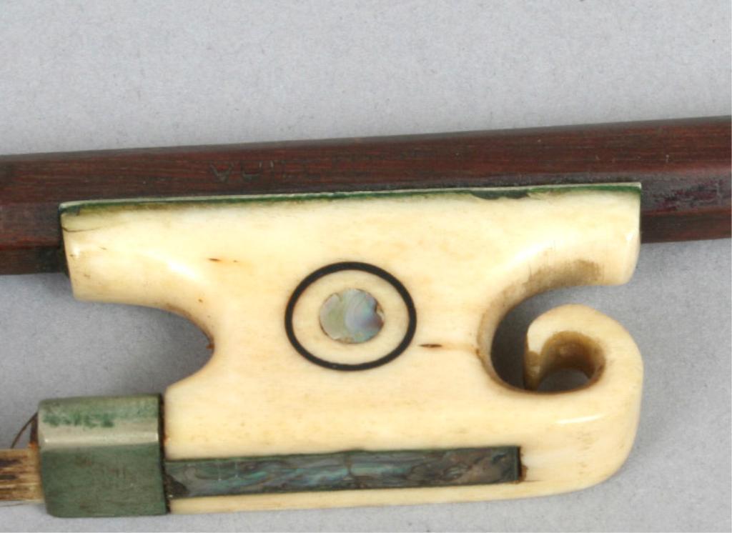 Vuillaume Violin Bow with Ivory Frog