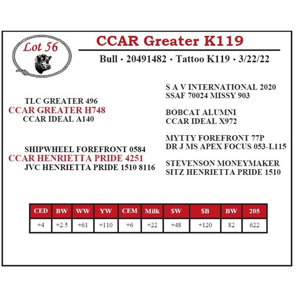 CCAR Greater K119