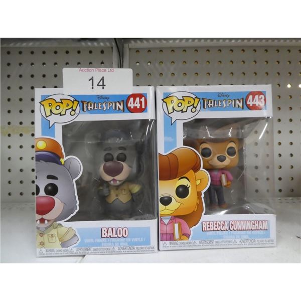 Pop! Disney Talespin figurines