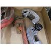 Image 2 : Ridgid Pipe Cutters  & Ridgid  pipe wrench