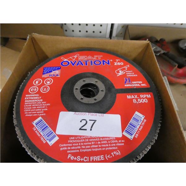 10 SAIT Ovation 7" flap disc