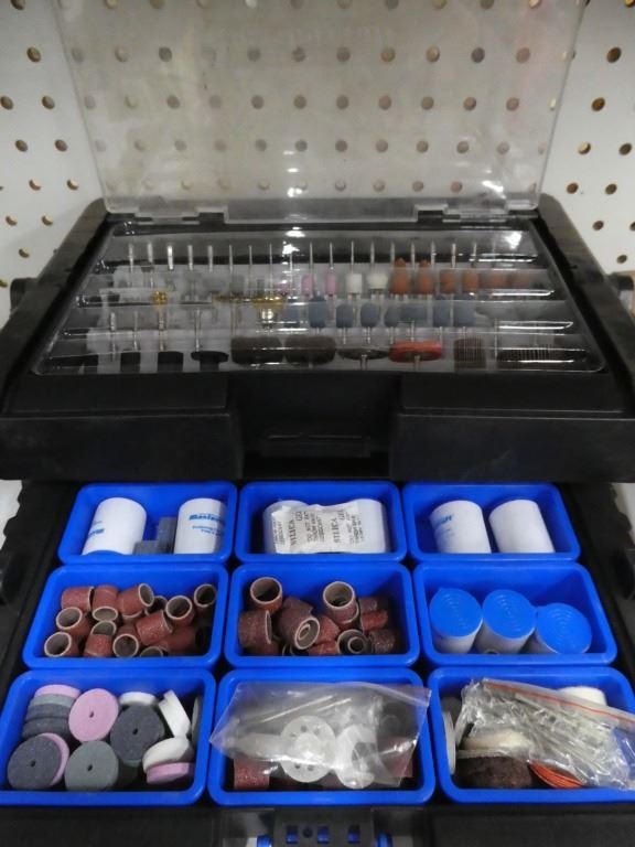 Mastercraft 500 pc rotary tool accessory set