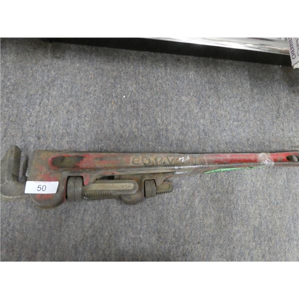 Ridgid 24" & Westward 36" pipe wrenches