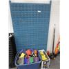Image 1 : wall organizer w/ bins for screws/nails/etc
