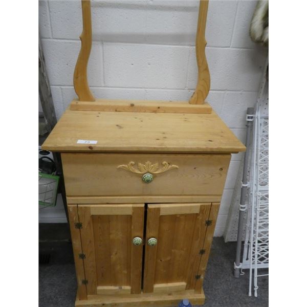 Vintage Looking wooden wash stand cupboard