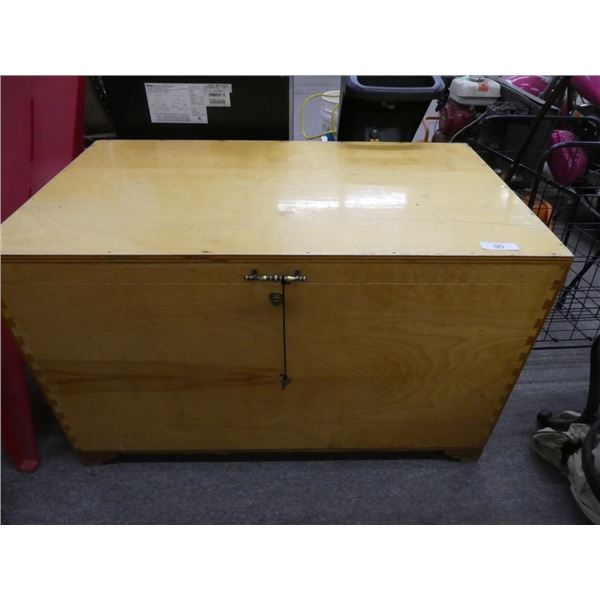 large wooden box