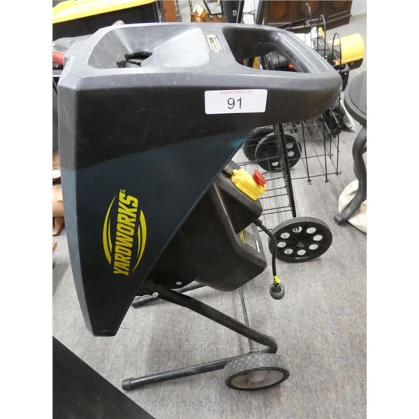 Yardworks electric garden shredder