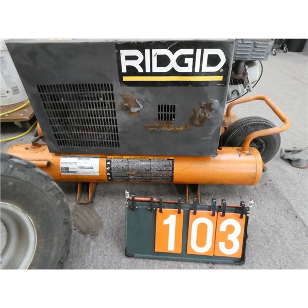 Ridgid Gas Power Air Compressor Working Condition