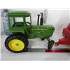 Image 4 : John Deere model tractor w/ trailer & baler