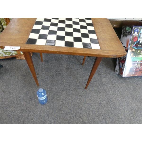 wooden game table/ side table