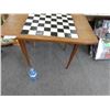 Image 1 : wooden game table/ side table