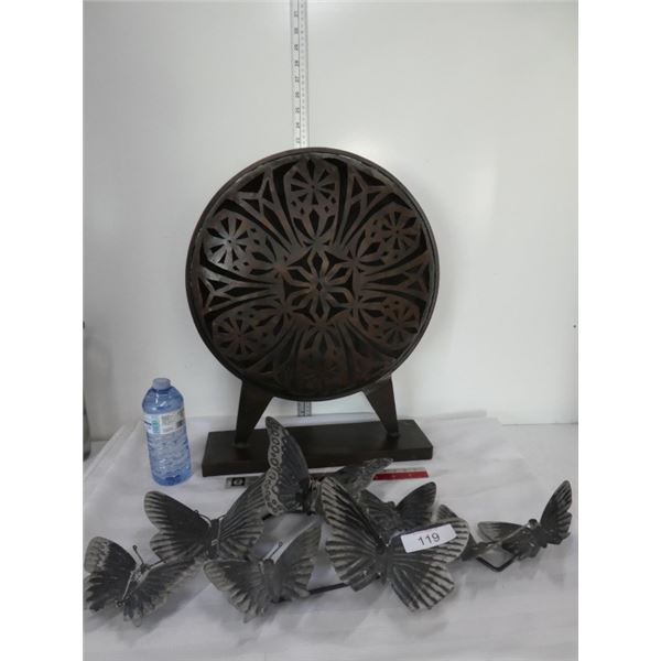 home decor and wall art metal butterflies