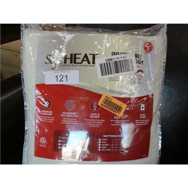 Twin soft heat electric blanket