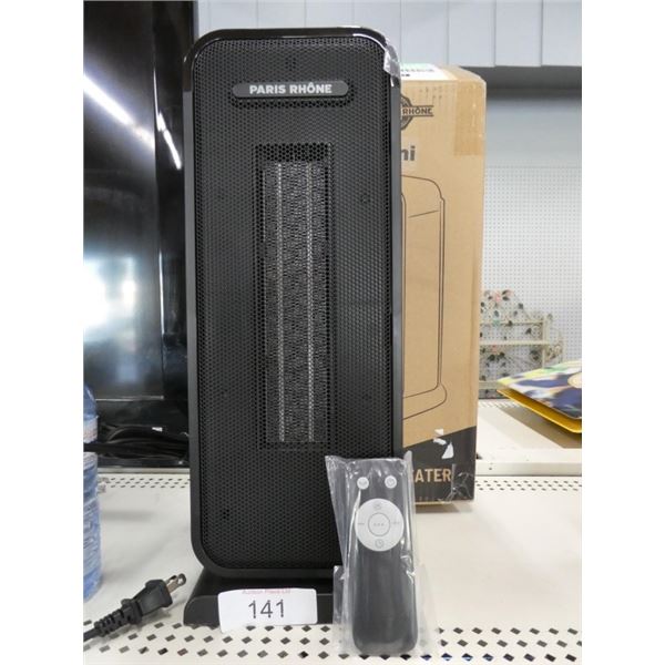 Paris Rhone PTC fan heater w/ remote