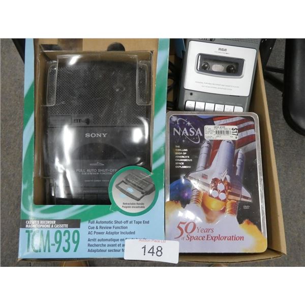 cassette recorder, NASA 50yrs of Space Exploration